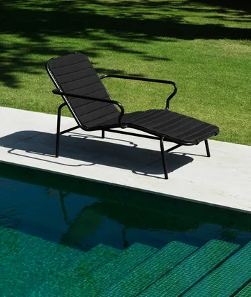 Vig pute til solstol - Black - Normann Copenhagen