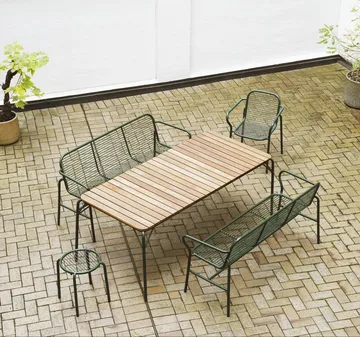 Vig rund krakk - Grønn, Ø41x46 cm - Normann Copenhagen