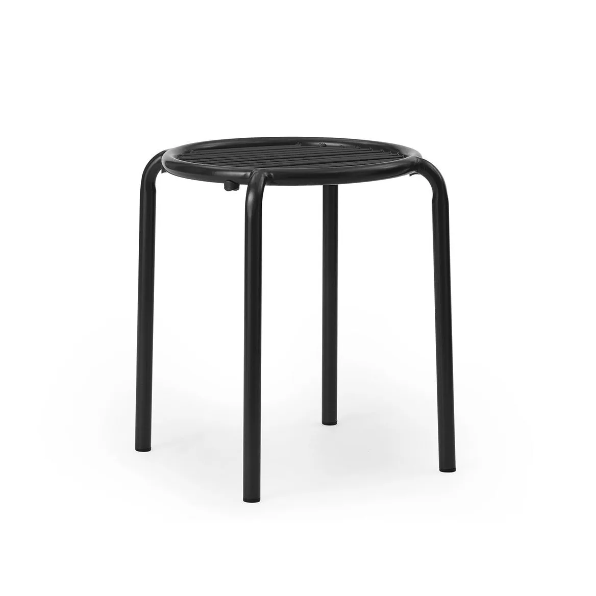 Vig rund krakk, Svart, Ø41x46 cm Normann Copenhagen