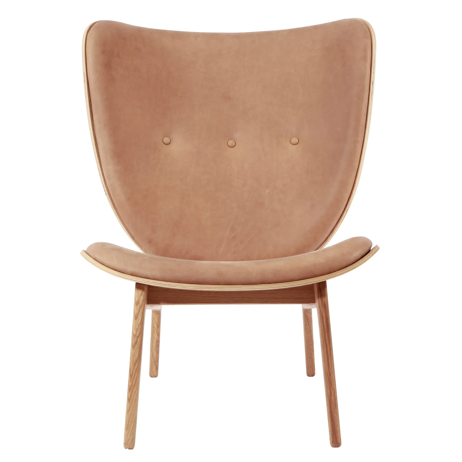 Elephant lounge leather eik, Dunes camel NORR11