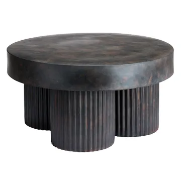 Gear salongbord lavt Ø70 cm - Earth (brun-svart) - NORR11