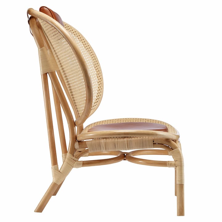 Nomad loungestol, Natur-cognac lær NORR11
