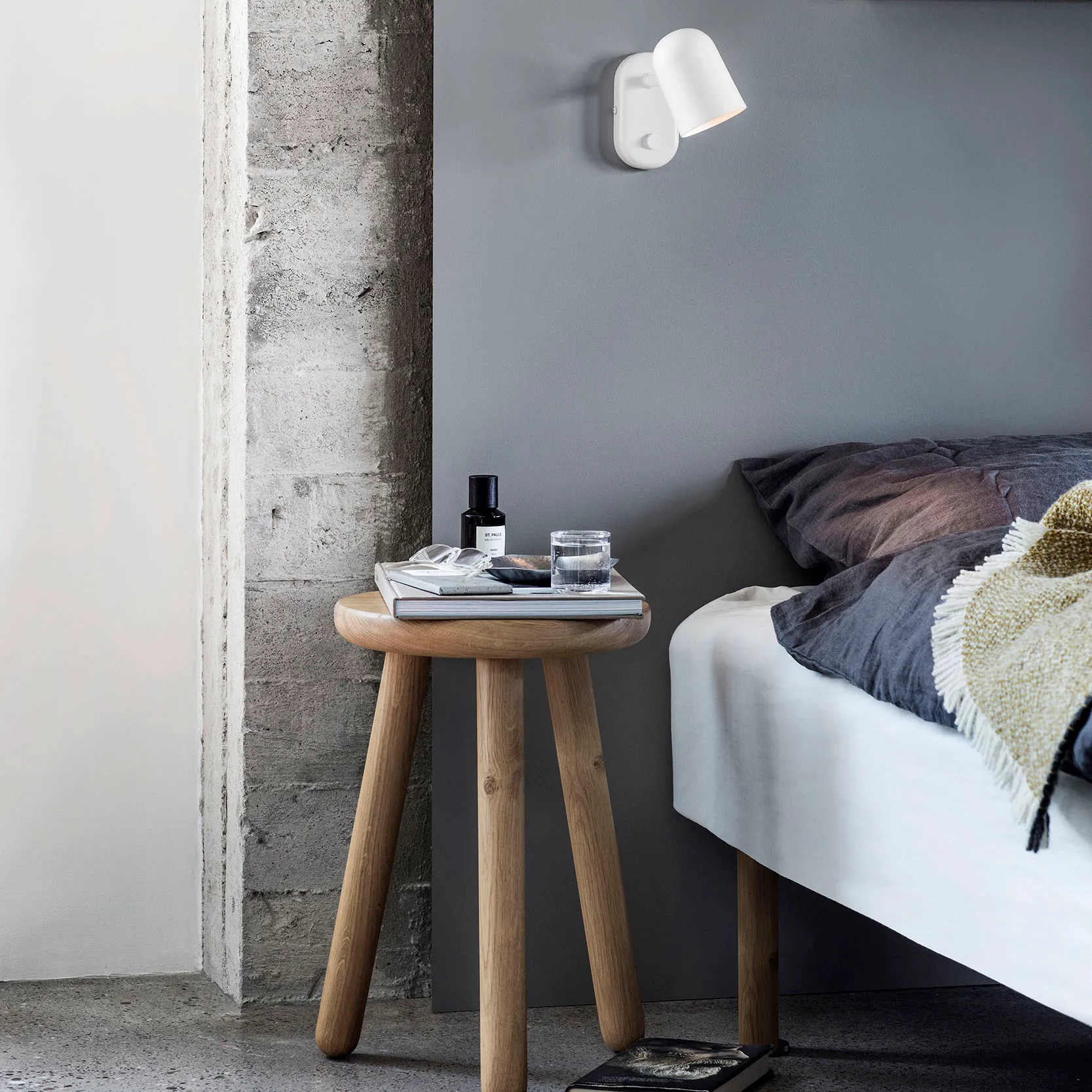 Buddy vegglampe, White Northern