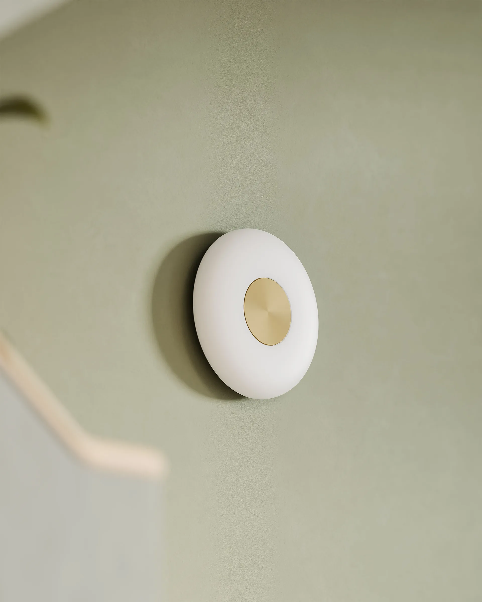 Glint vegglampe Ø25 cm, Opalglass hvit Northern