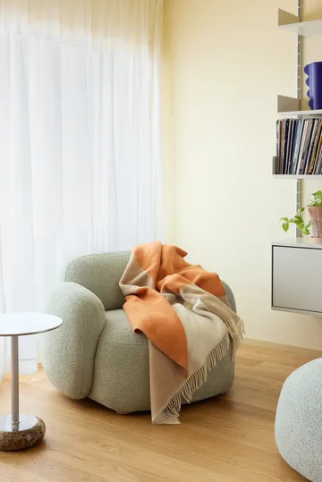 Layer pledd - Oransje, 130x170 cm - Northern