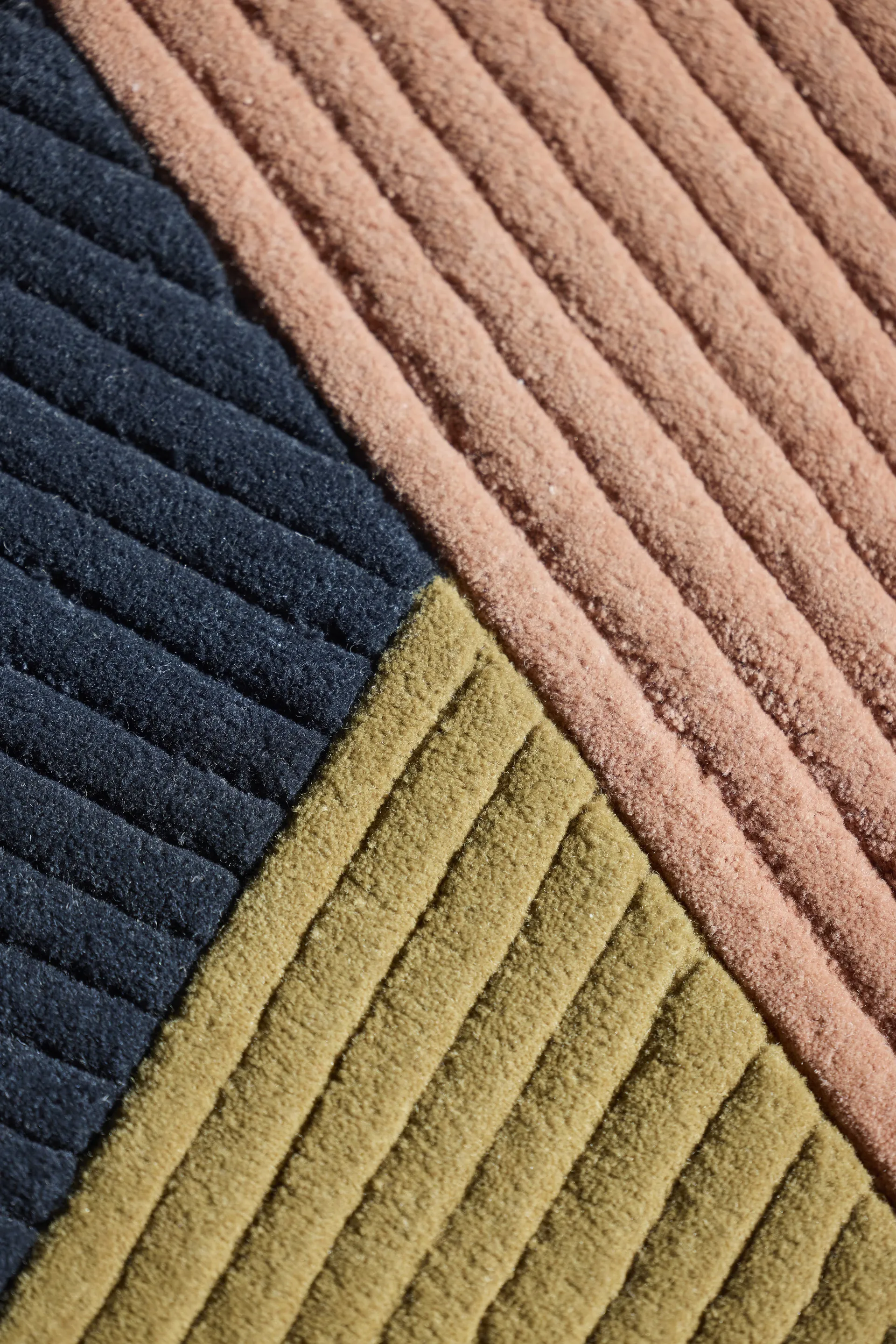 Row gulvteppe rund Ø200 cm, Trio Northern