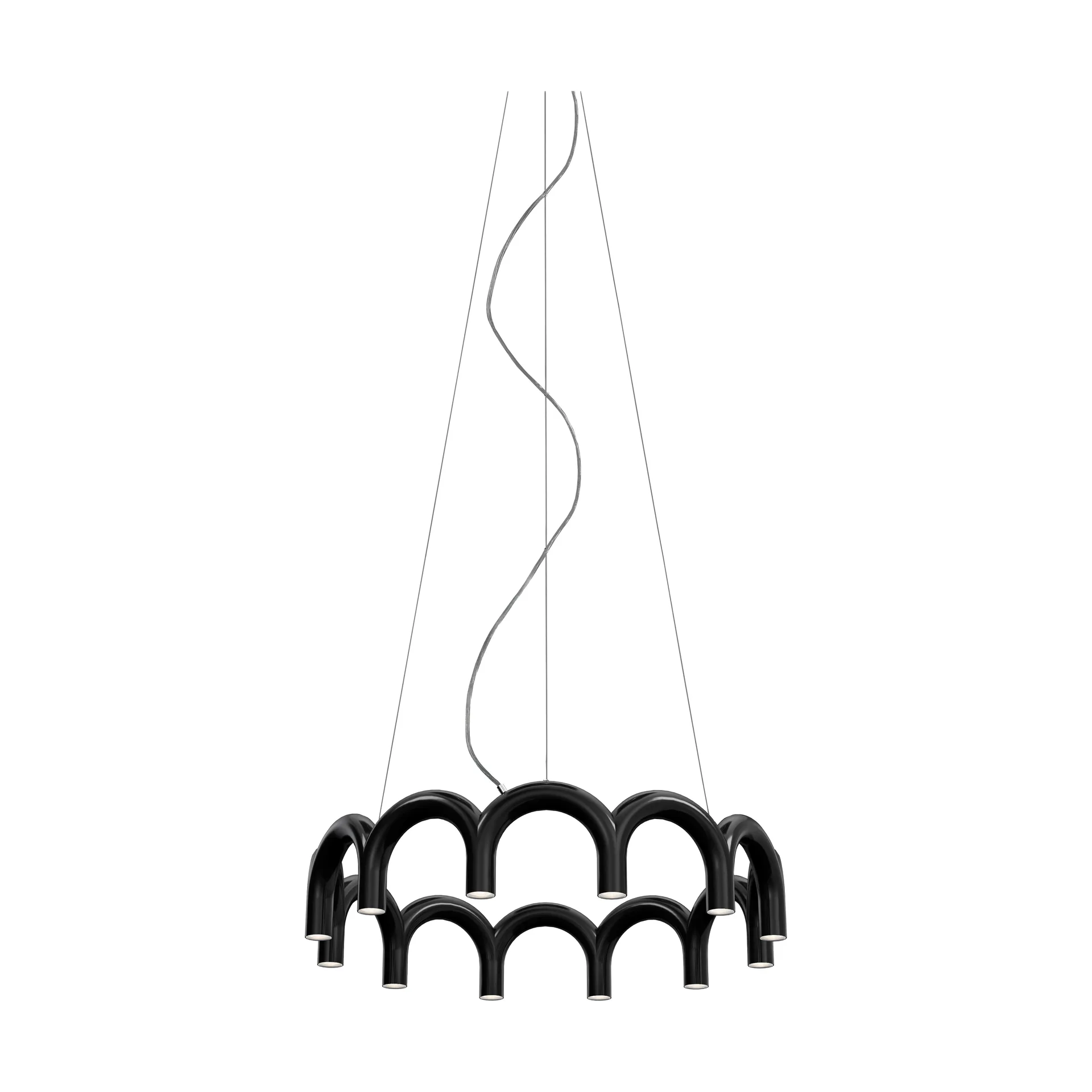 Arch circle takpendel Ø 76 cm, Black, Ø98 cm Oblure