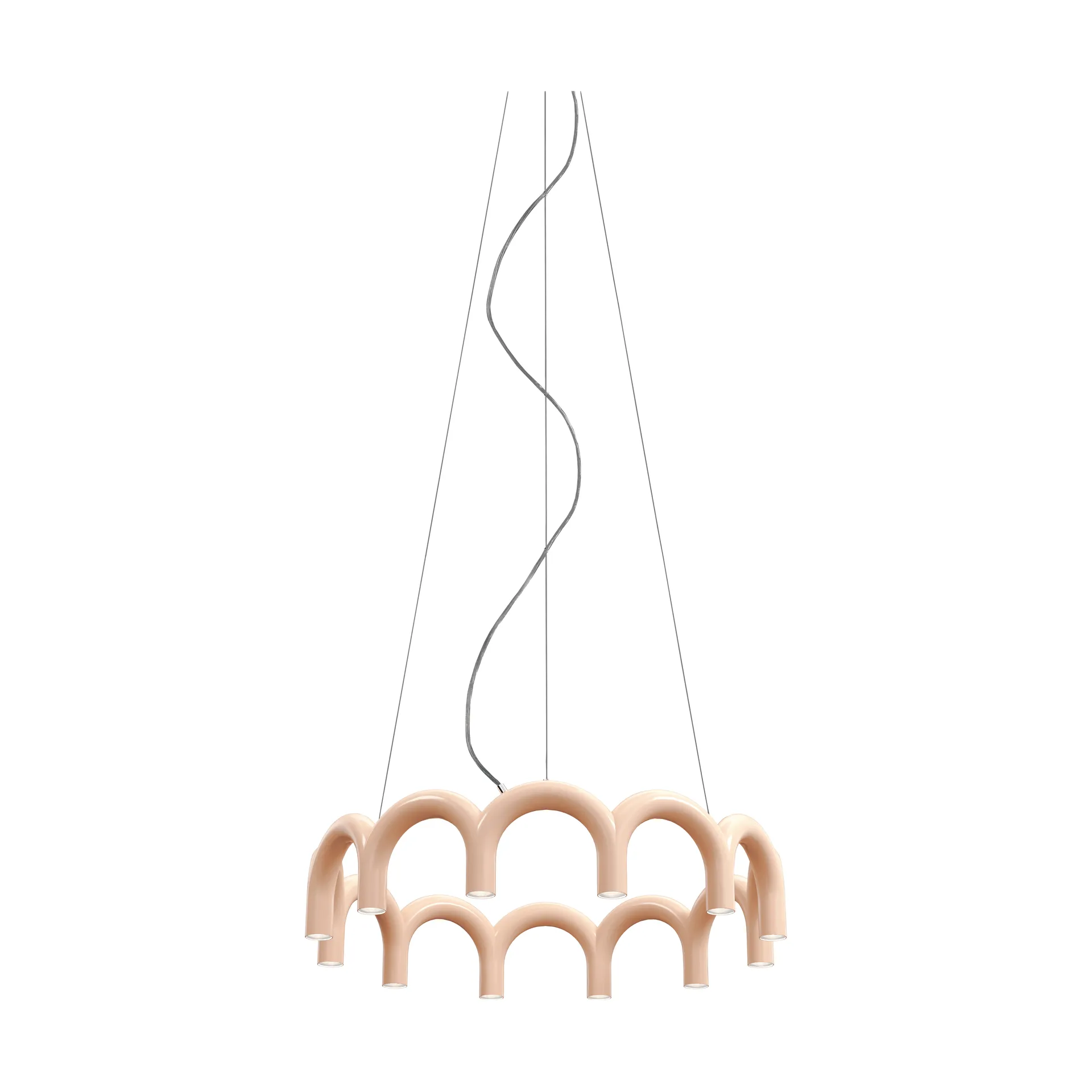 Arch circle takpendel Ø 76 cm, Nude, Ø98 cm Oblure