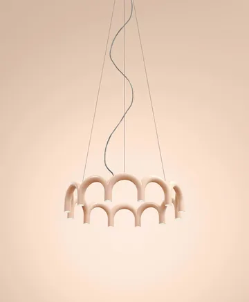 Arch circle takpendel Ø 76 cm - Nude, Ø98 cm - Oblure