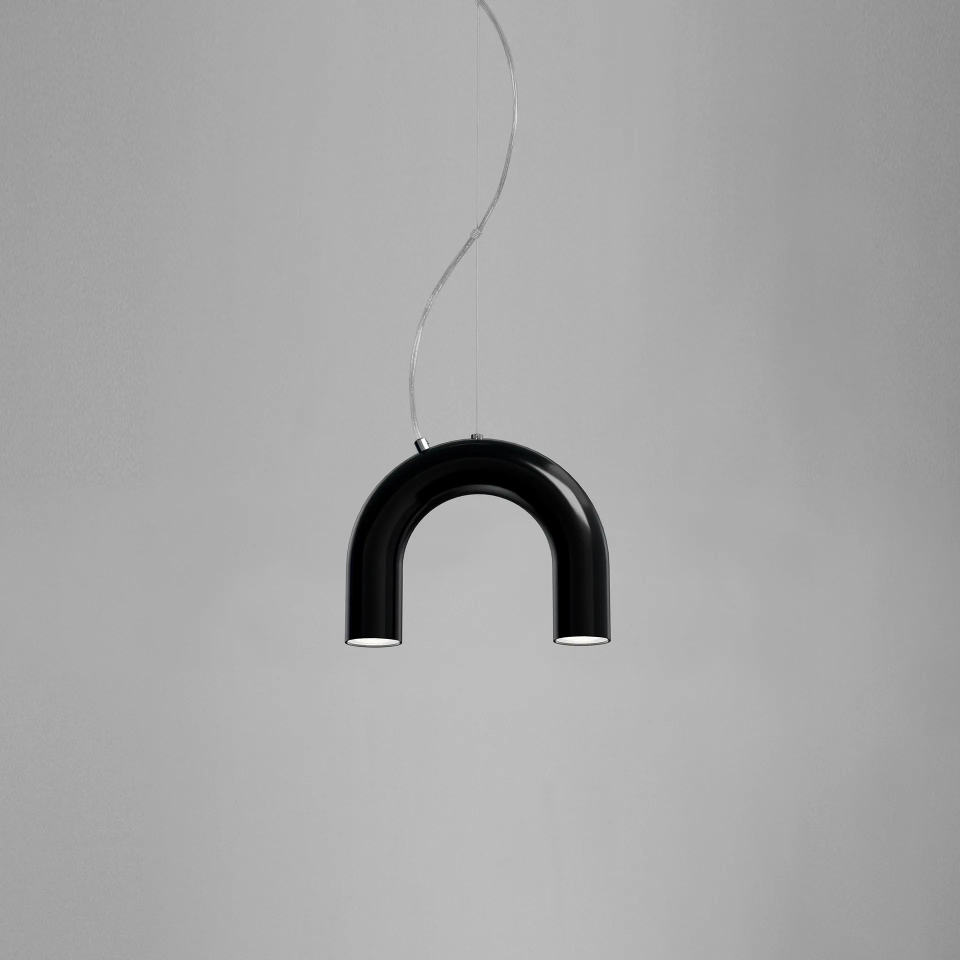 Arch single pendel, Black, 25,5 cm Oblure