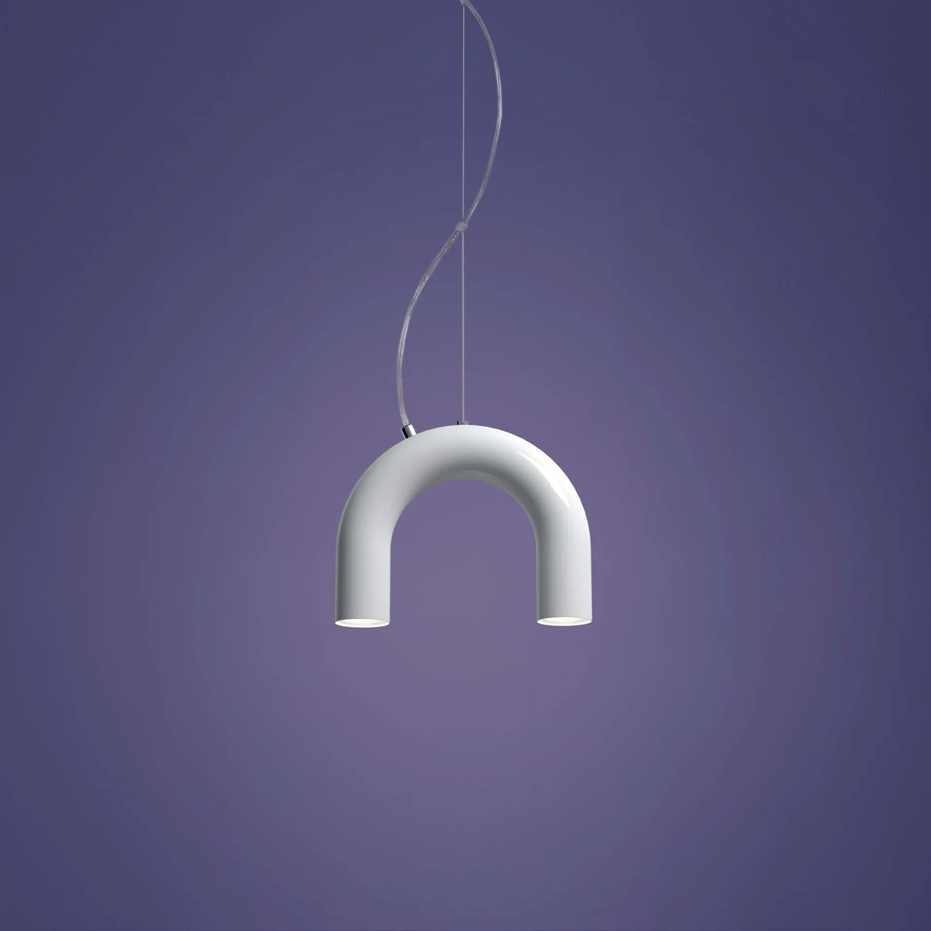 Arch single pendel, White, 25,5 cm Oblure