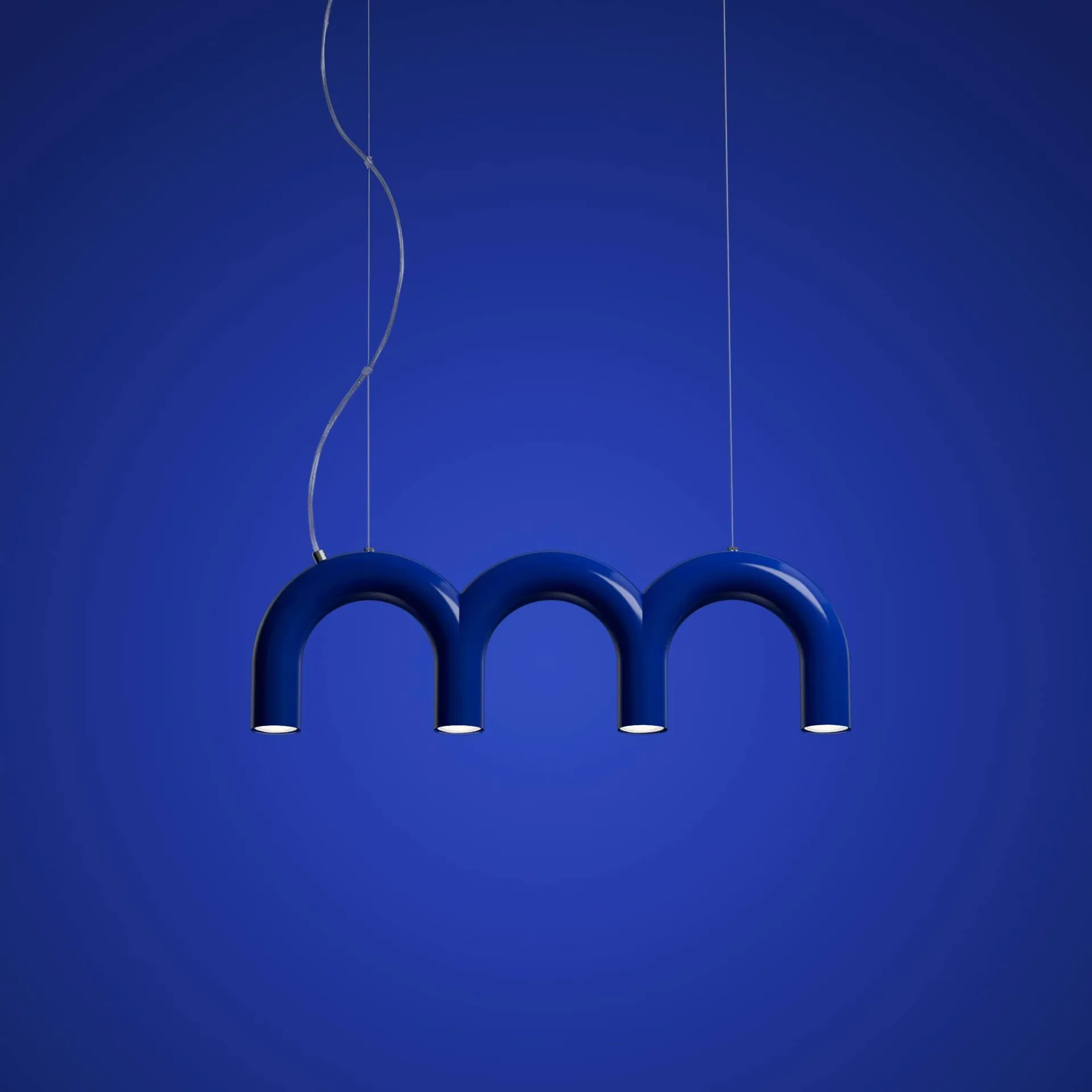 Arch triplette pendel, Blue, 65,6 cm Oblure