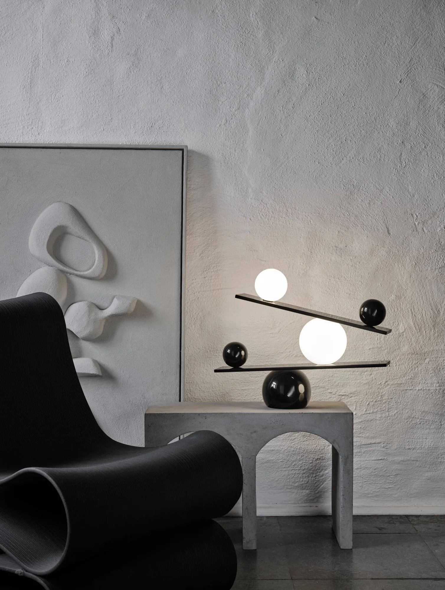 Balance bordlampe, Black, v2 Oblure