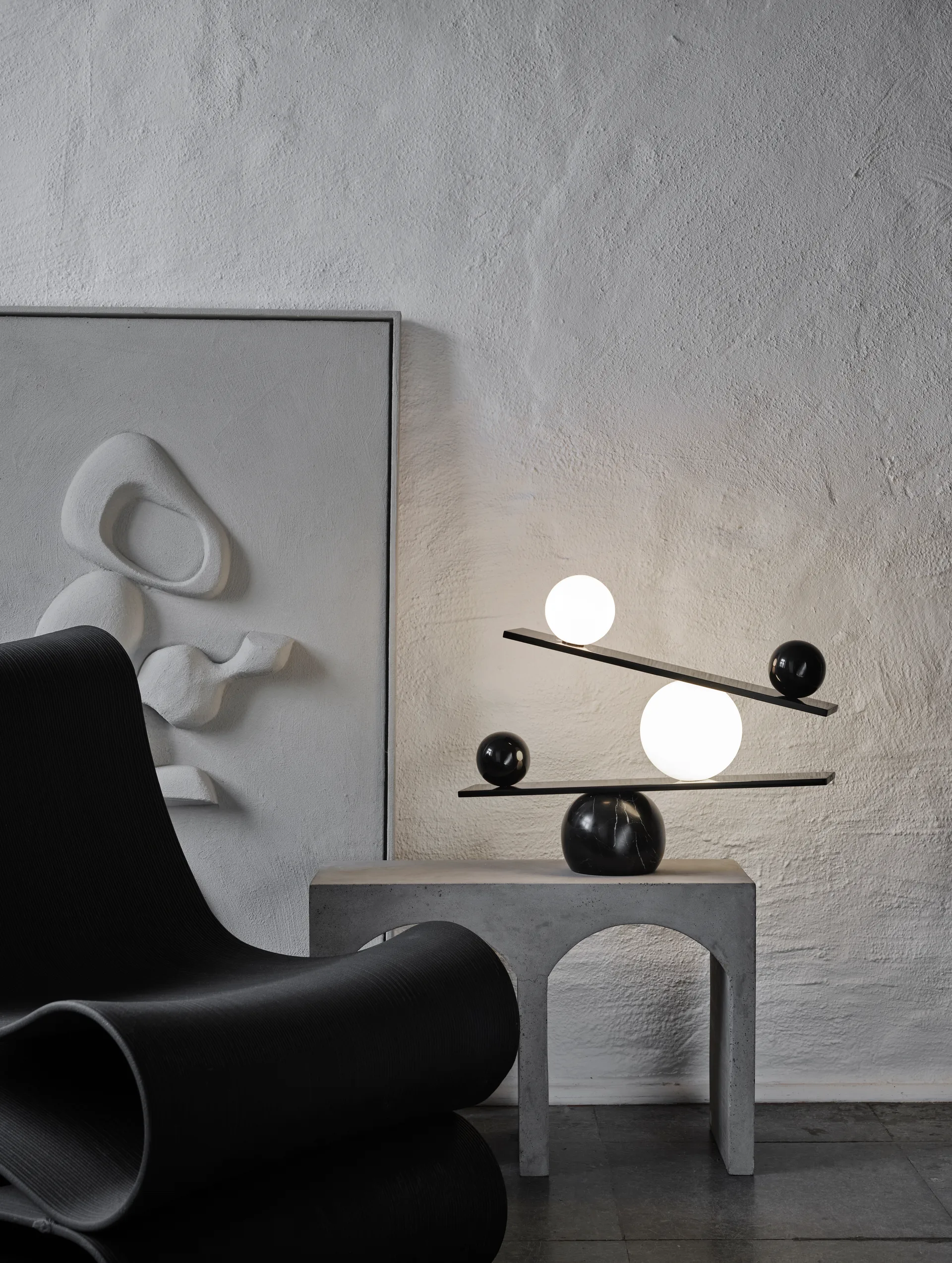 Balance bordlampe, Black Oblure
