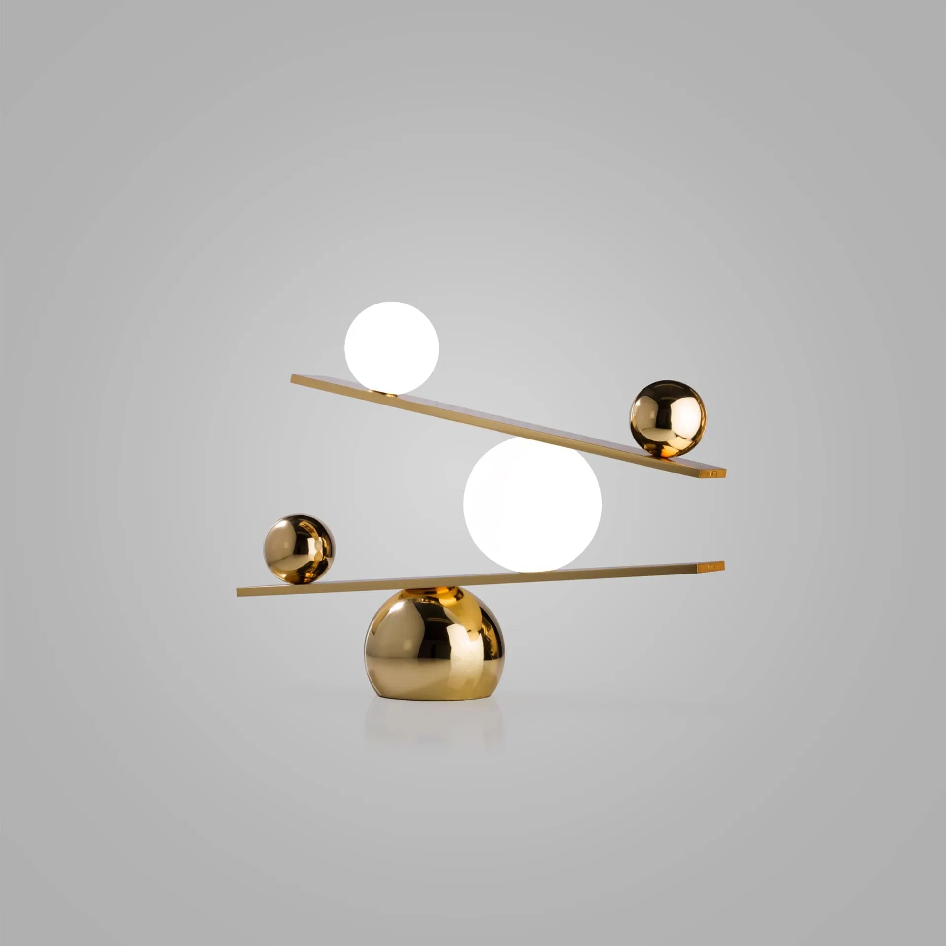 Balance bordlampe, Messing, v2 Oblure
