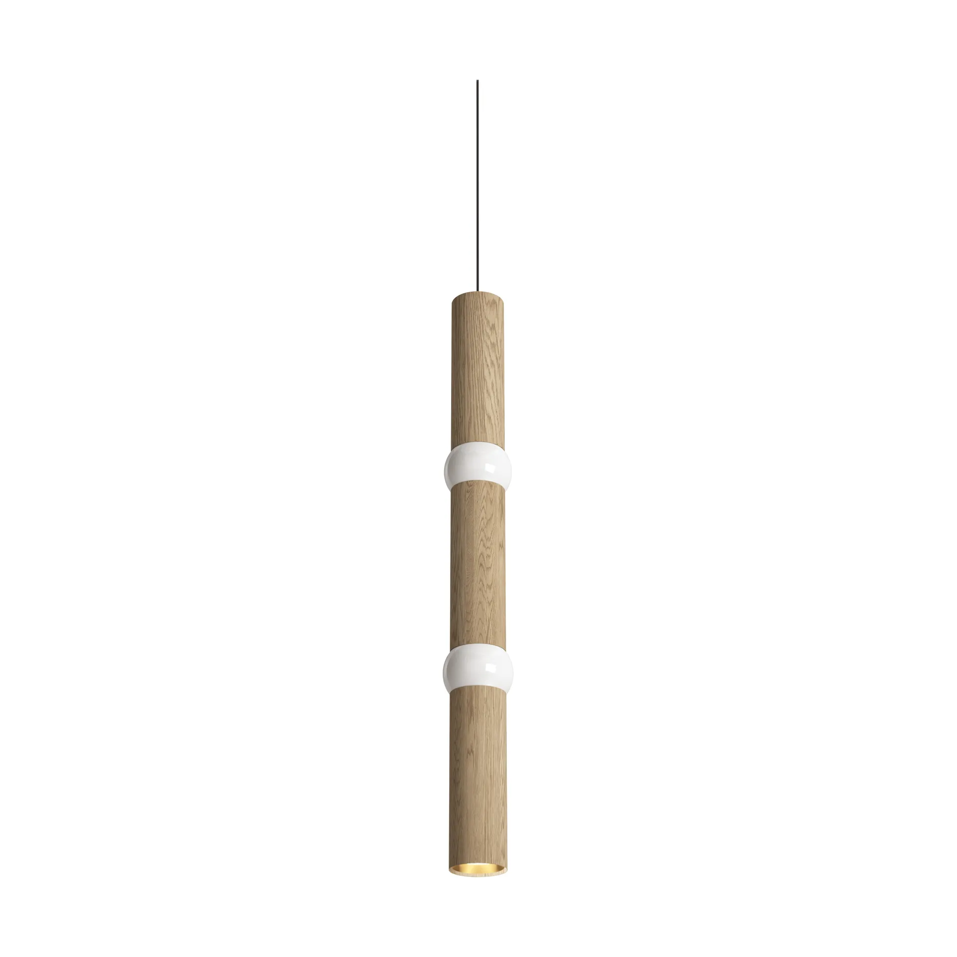 Lightbone pendel, Large 83,6 cm, naturlig eik Oblure