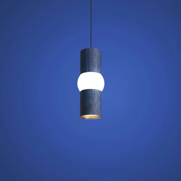 Lightbone pendel - Small 24 cm, blå eik - Oblure