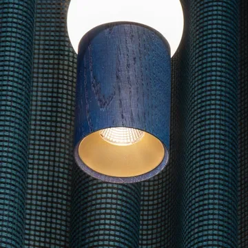 Lightbone pendel - Small 24 cm, blå eik - Oblure