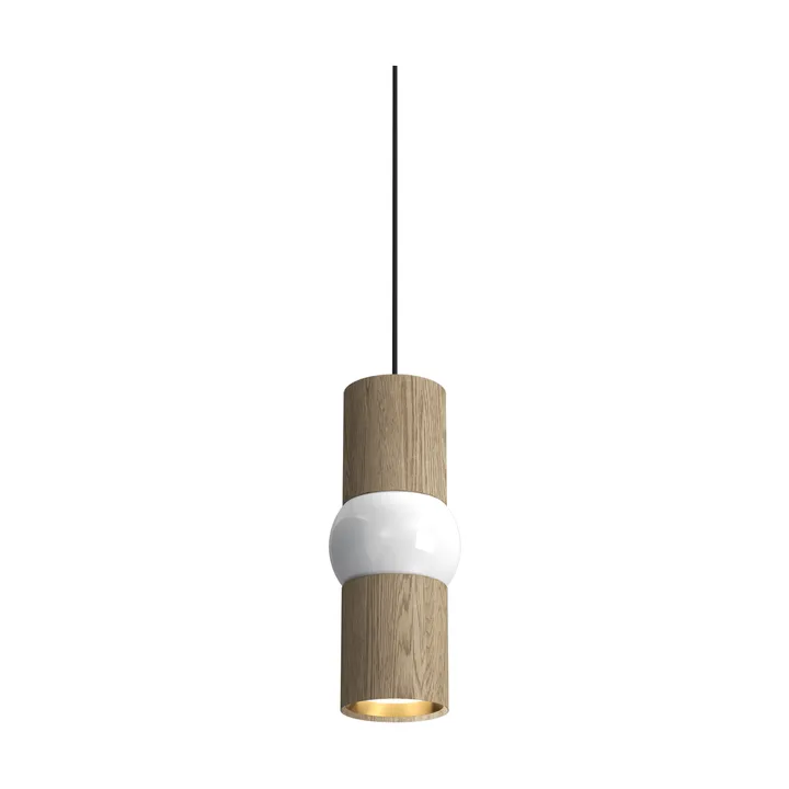Lightbone pendel - Small 24 cm, naturlig eik - Oblure
