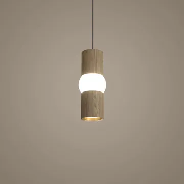 Lightbone pendel - Small 24 cm, naturlig eik - Oblure