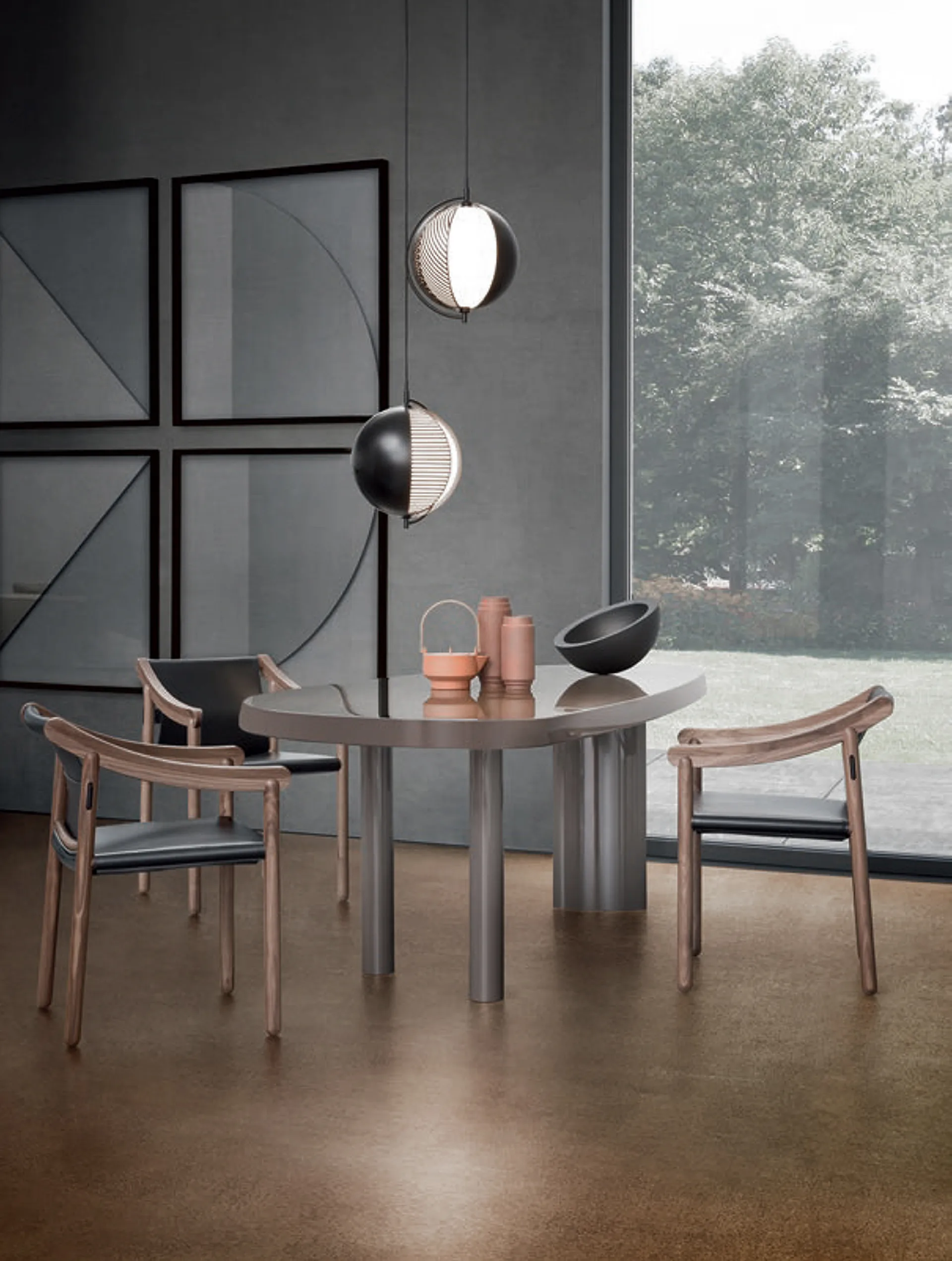 Mondo takpendel Ø 28 cm, Black Oblure