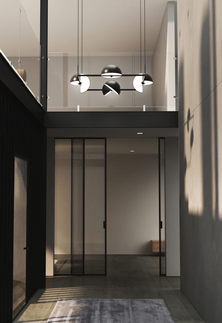 Trapeze quertette takpendel 113,5 x 113,5 cm, Black Oblure