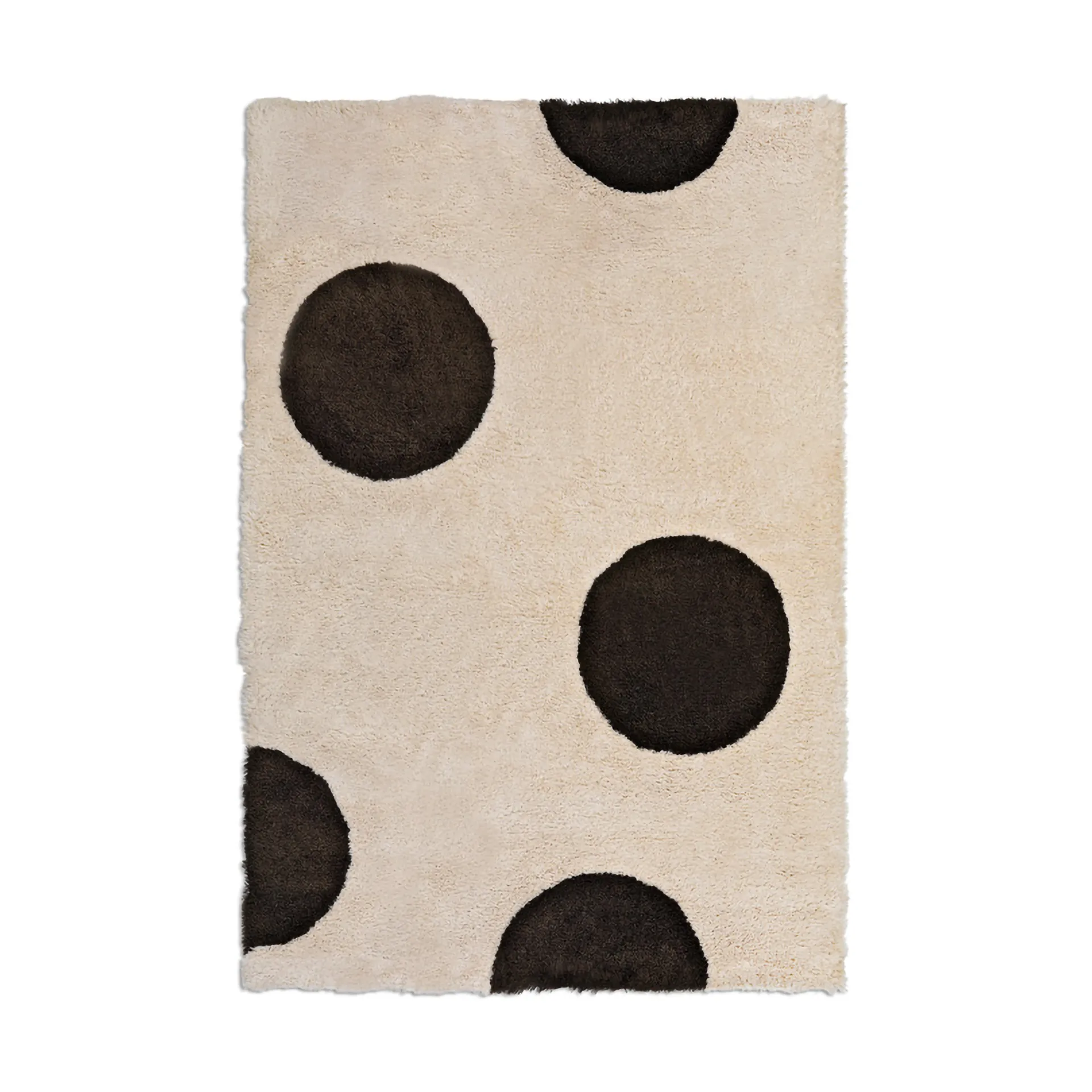 ODC Dot Big Scale ullteppe, Beige brown, 200x300 cm Ogeborg