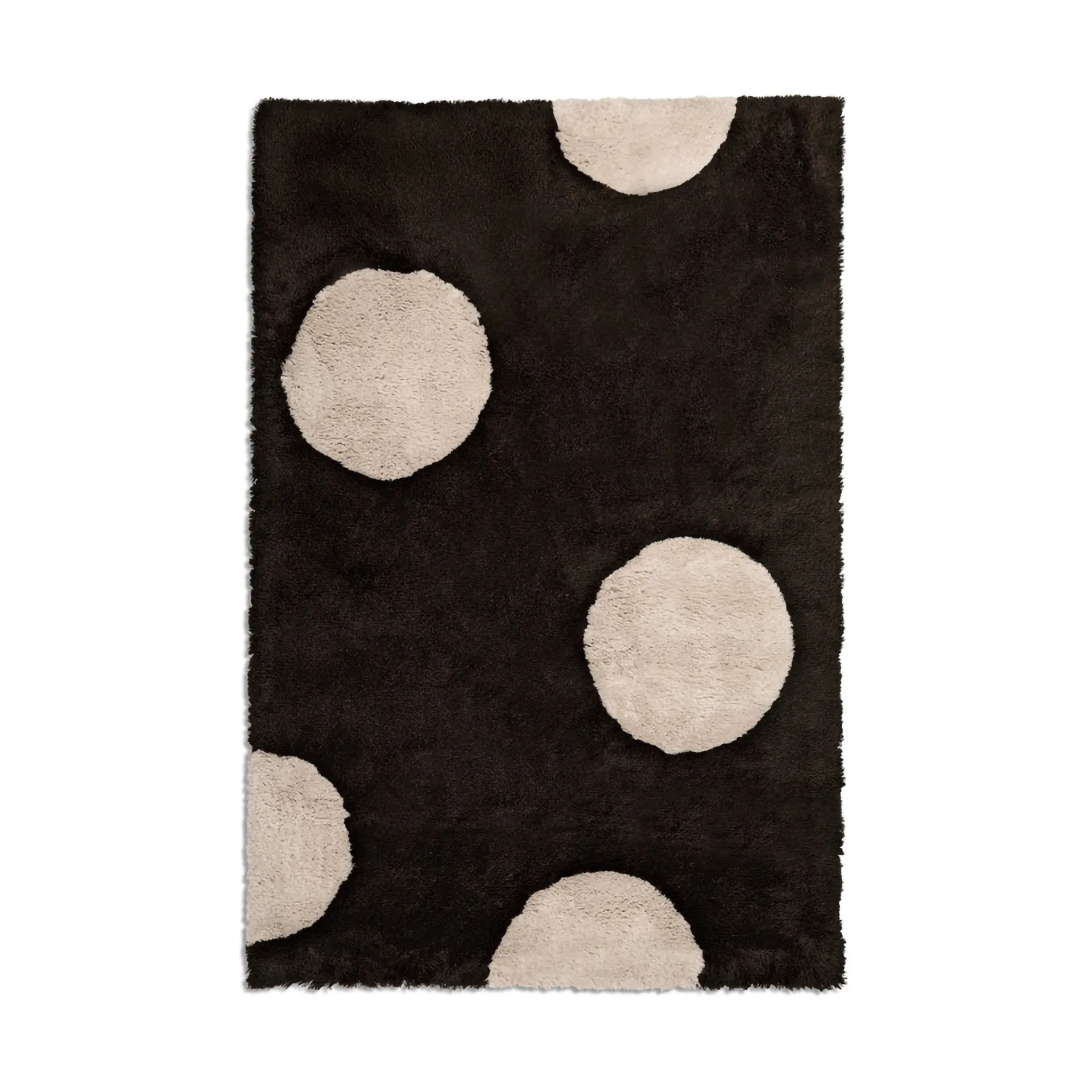 ODC Dot Big Scale ullteppe, Brown beige, 300x400 cm Ogeborg