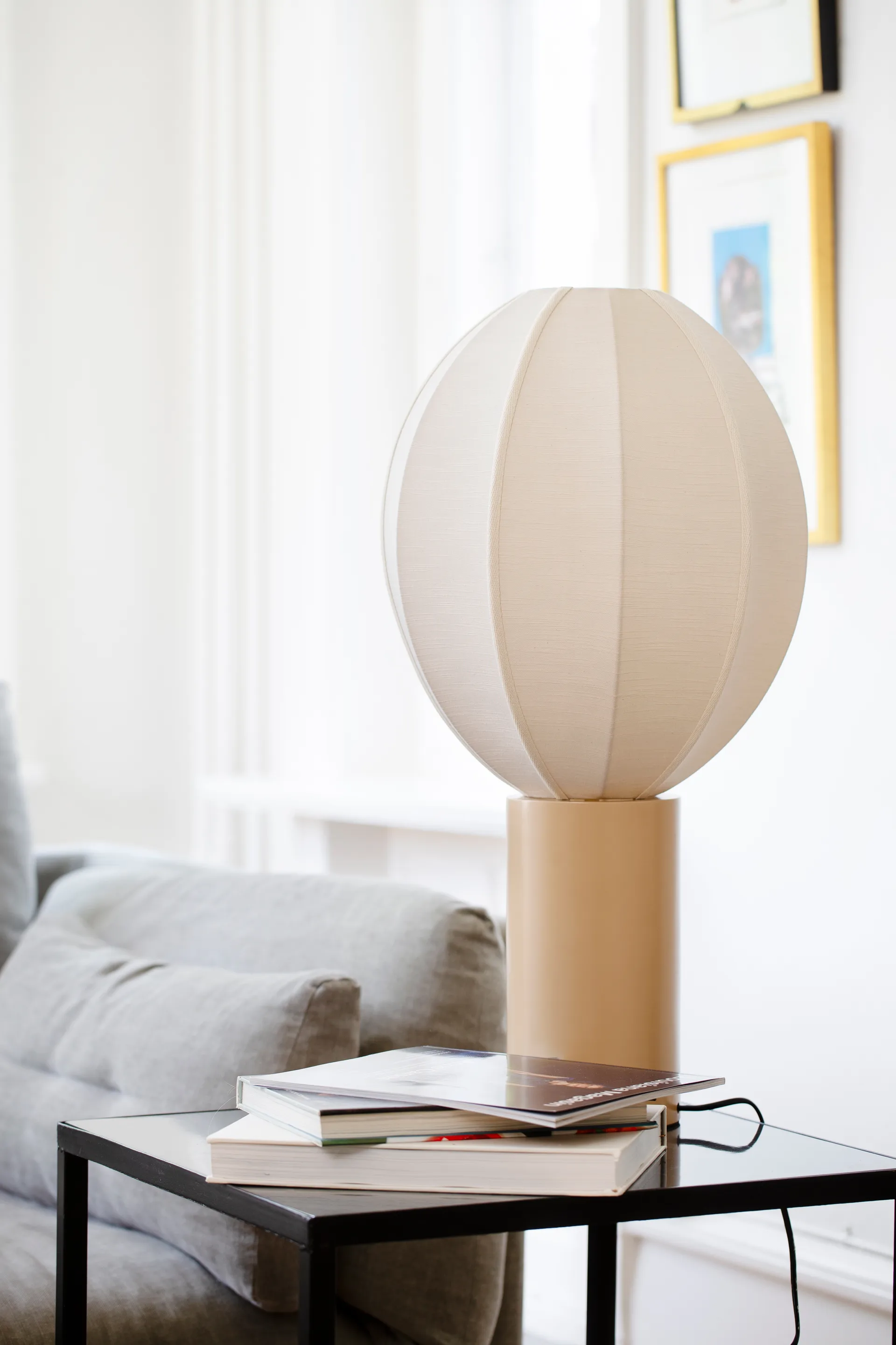 Indochina Classic Oval S lampeskjerm, Sand-sand Oi Soi Oi