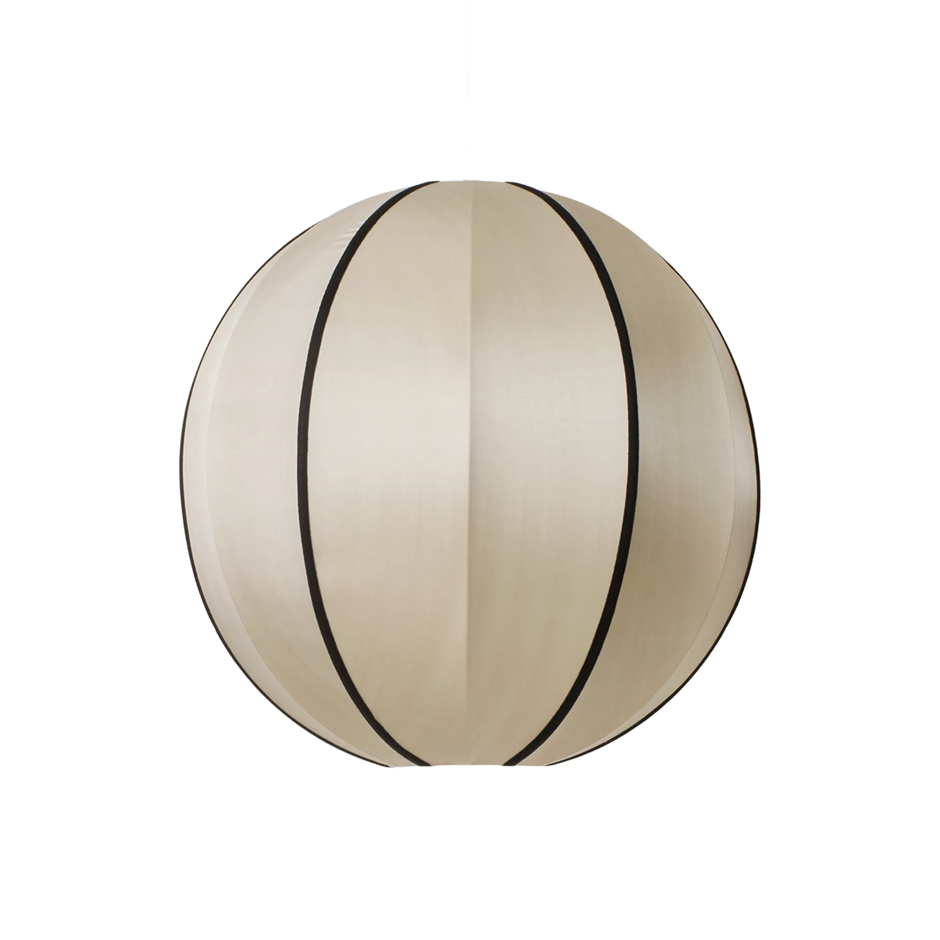 Indochina Classic Round lampeskjerm, Kit-black Oi Soi Oi