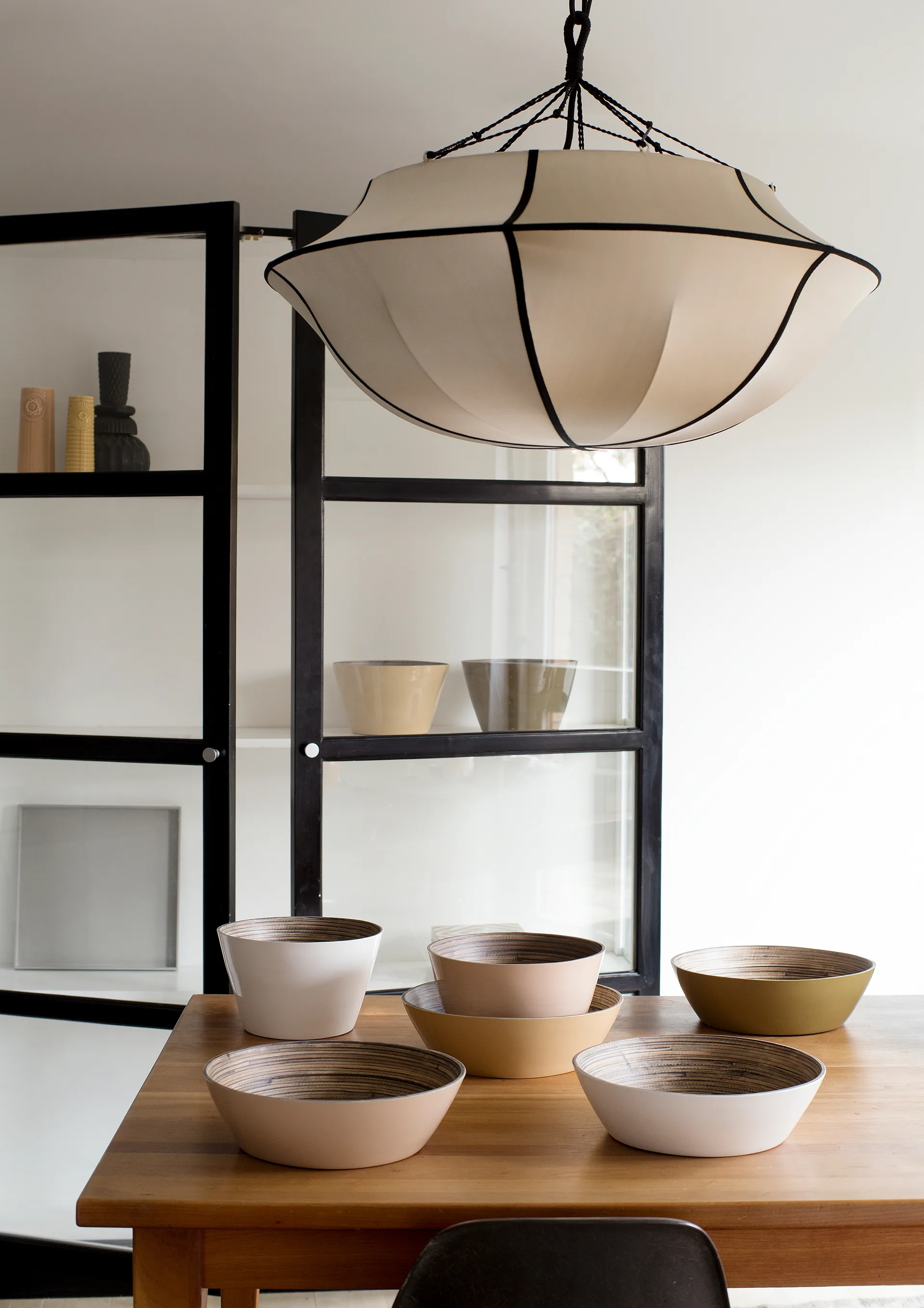 Indochina Classic Umbrella taklampe, Kit-black Oi Soi Oi