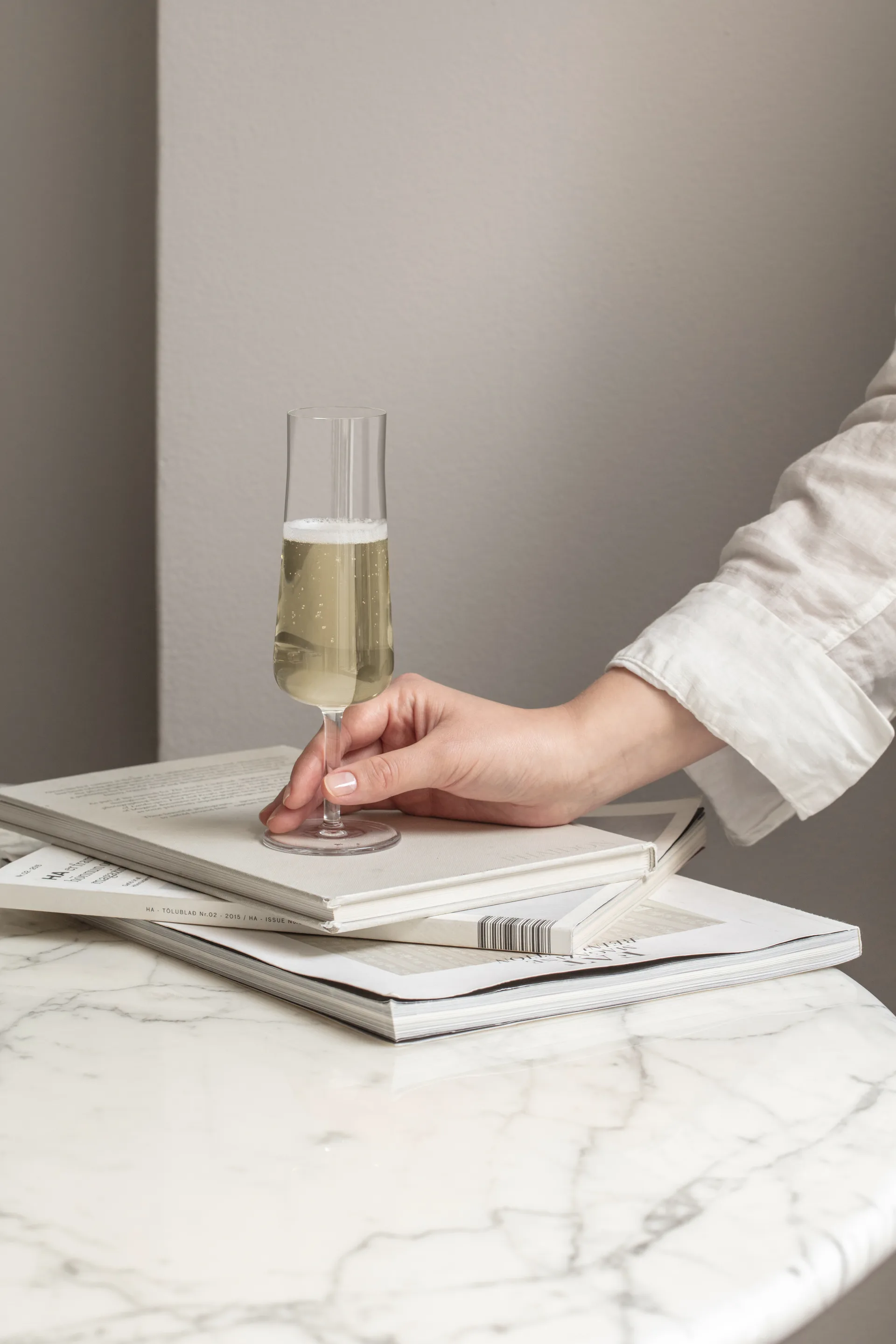 Informal champagneglass 22 cl 2-pakning, Klar Orrefors