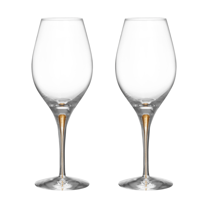 Intermezzo Balance vinglass 44 cl 2-pk - Gull - Orrefors