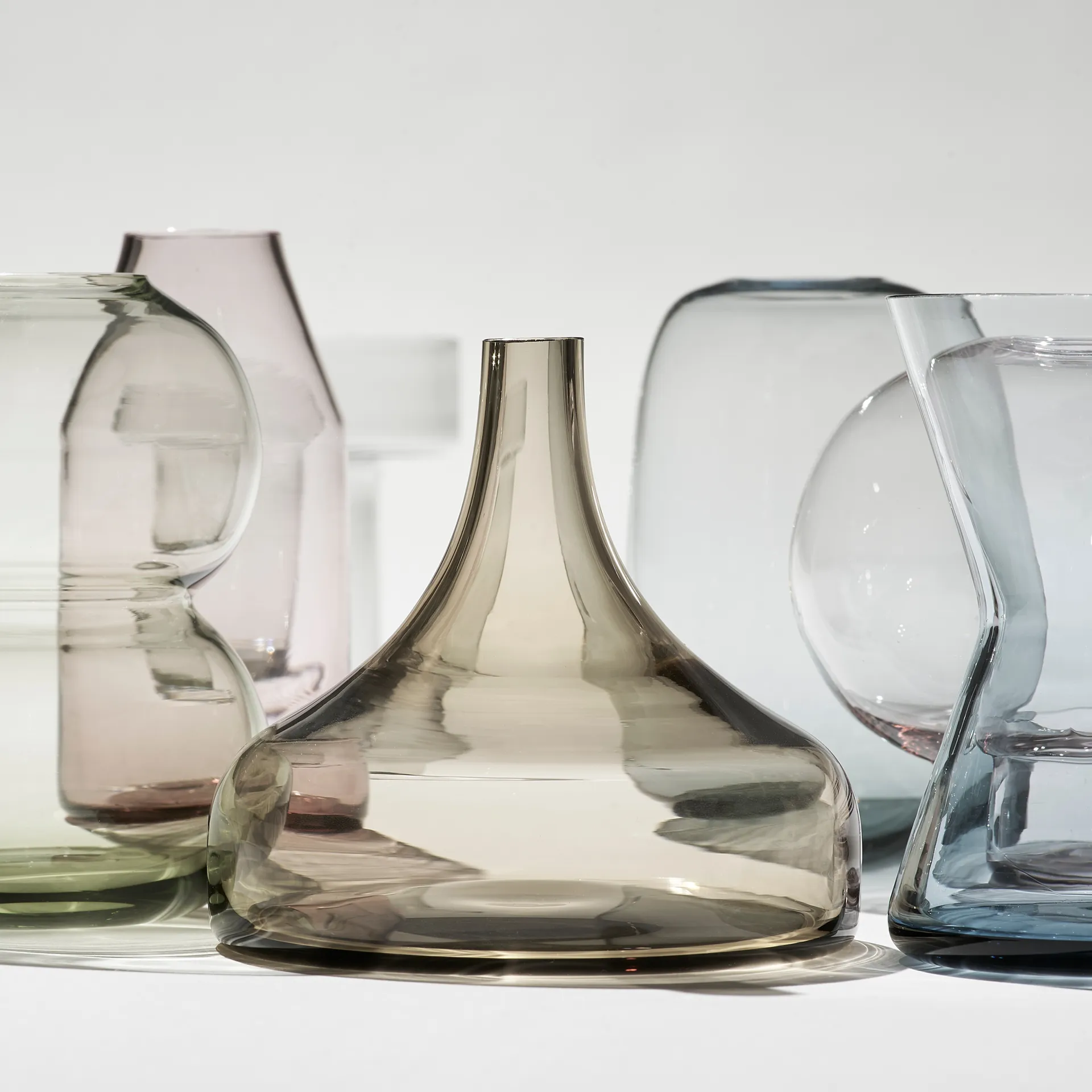 Midsummer minivaser 7 deler, Multi Orrefors