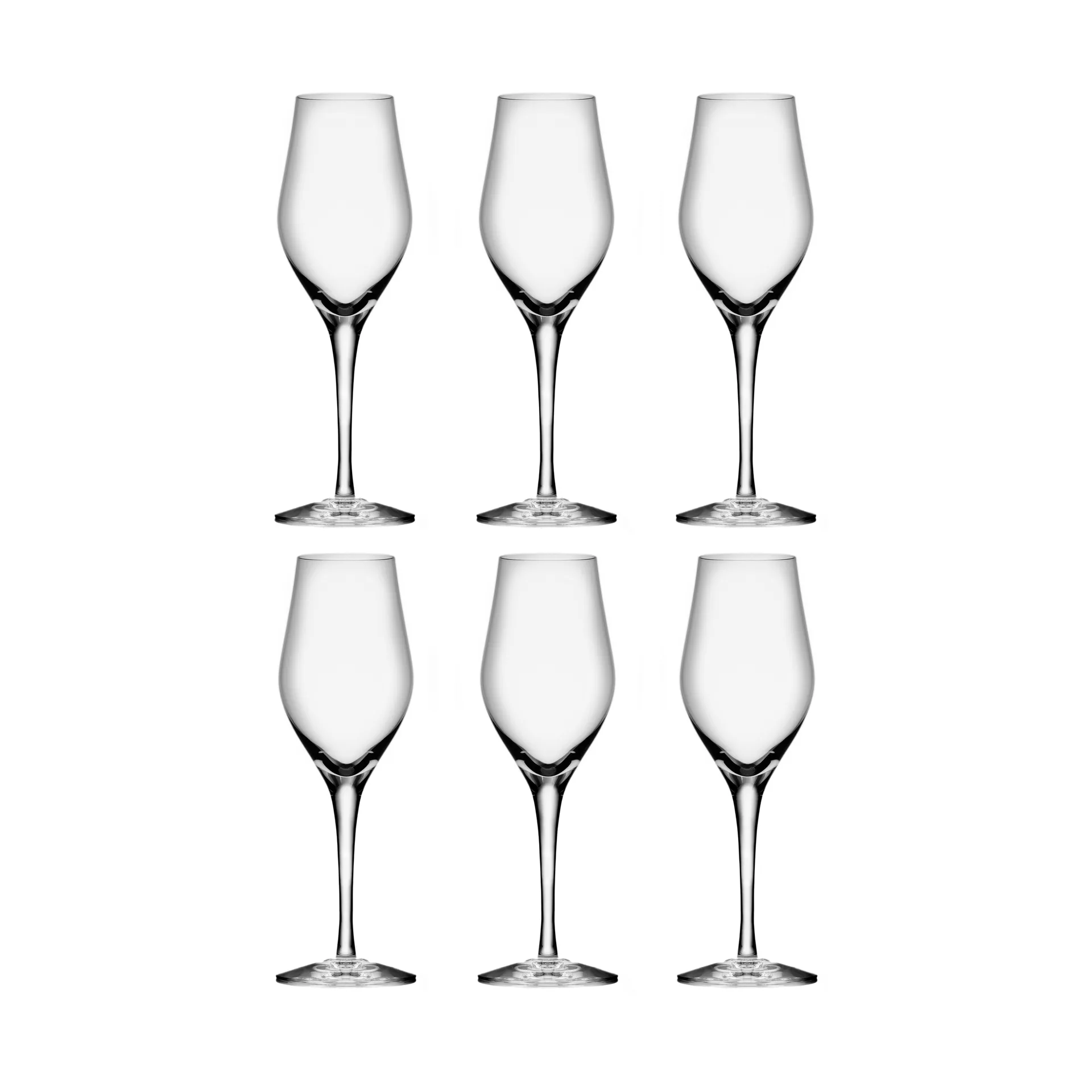 Sense champagneglass 25,5 cl 6-pakning, Klar Orrefors