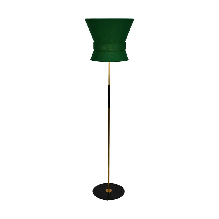 Bow gulvlampe - Svart-emerald green, stor 159 cm - Örsjö Belysning