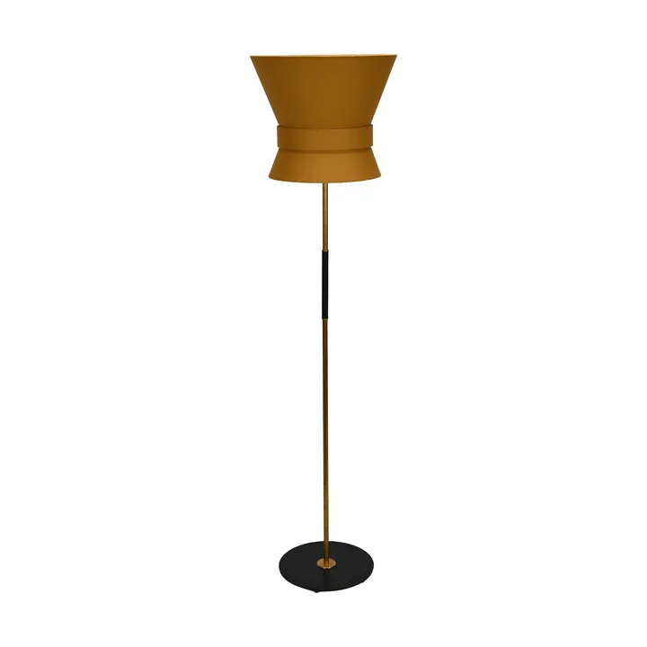 Bow gulvlampe - Svart-yellow ochre, large 159 cm - Örsjö Belysning
