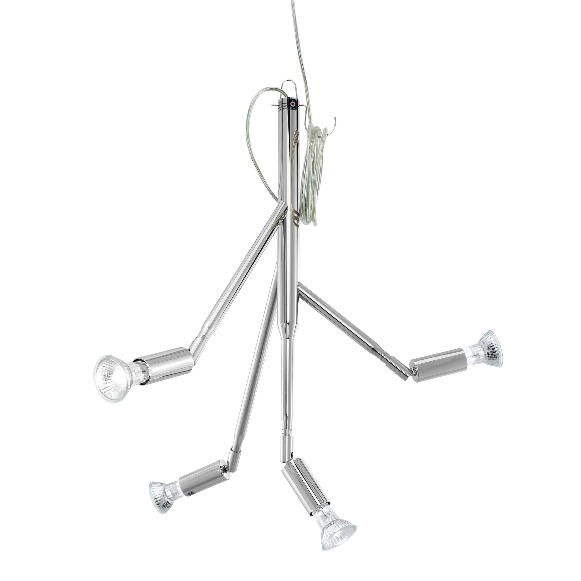 Kvist taklampe liten, nikkelbelagt messing Örsjö Belysning