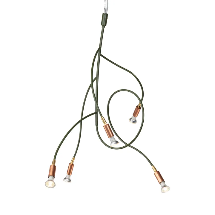 Ranka 5 taklampe - Olivengrønn - Örsjö Belysning