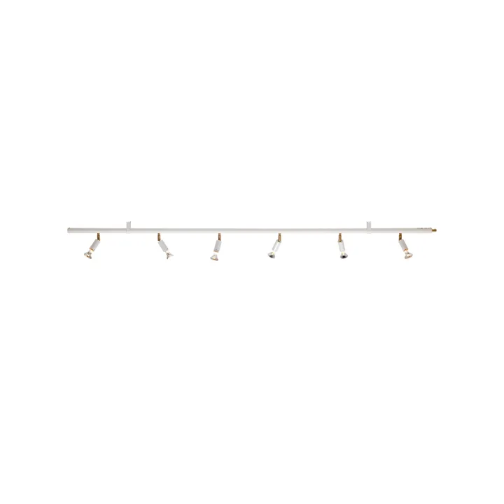Star 6 vegg- og taklampe - Hvit, 200 cm - Örsjö Belysning