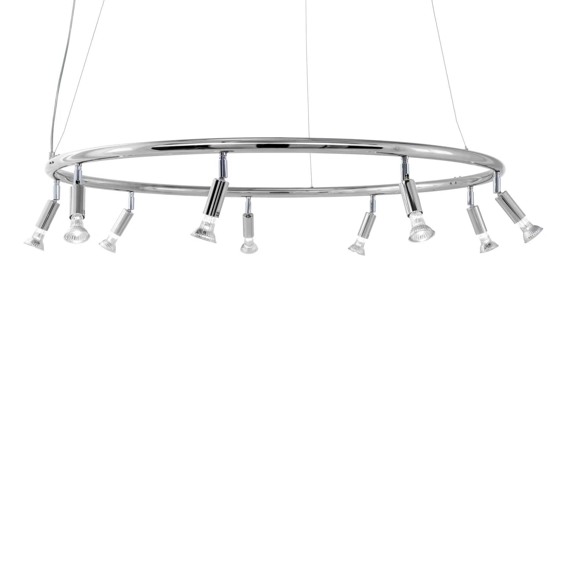 Star 9 lampe rund Ø100 cm, nikkelbelagt messing Örsjö Belysning