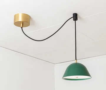 Streck pendel small 11x21 cm - Tallegrønn RAL 6028 - Örsjö Belysning