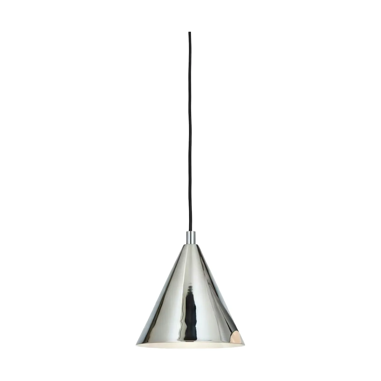 Tratten taklampe mini Ø13,5 cm, Forkrommet messing Örsjö Belysning