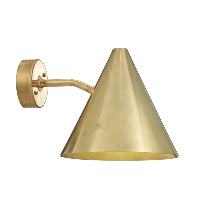 Tratten vegglampe - rå messing - Örsjö Belysning