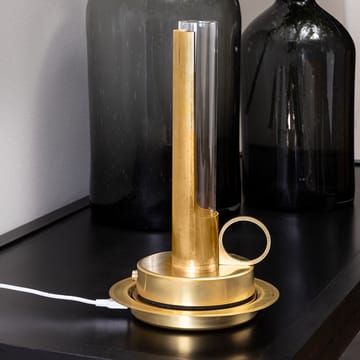 Visir bordlampe - ubehandlet messing - Örsjö Belysning