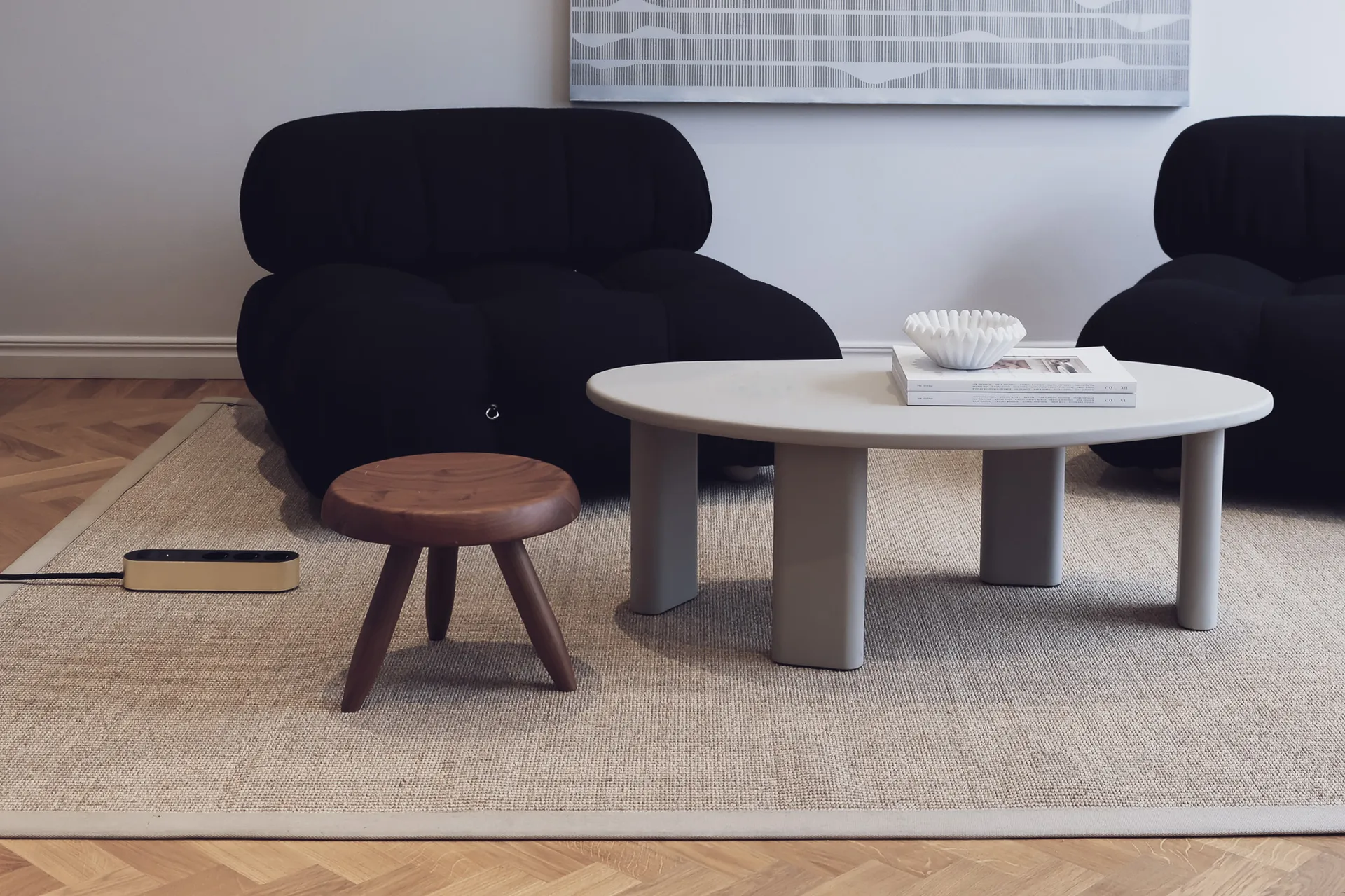 Edgar Power Bar grenuttak, Satin brass palett3