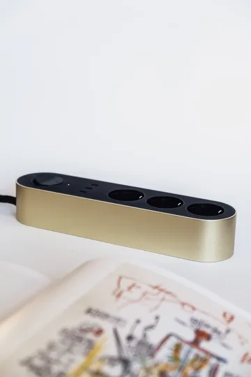 Edgar Power Bar grenuttak - Satin brass - Palette