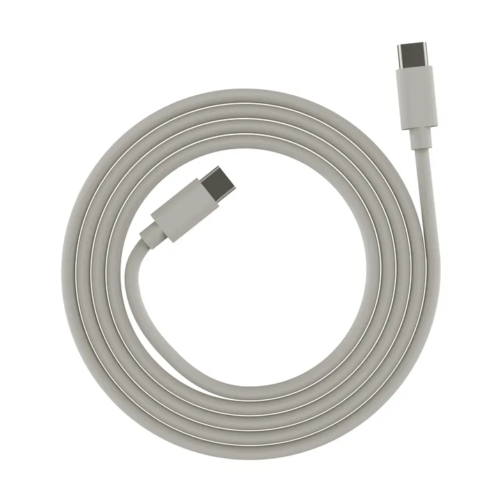 USB-C til USB-C-kabel 240 W - Sandhamn beige, 2 m - Palette