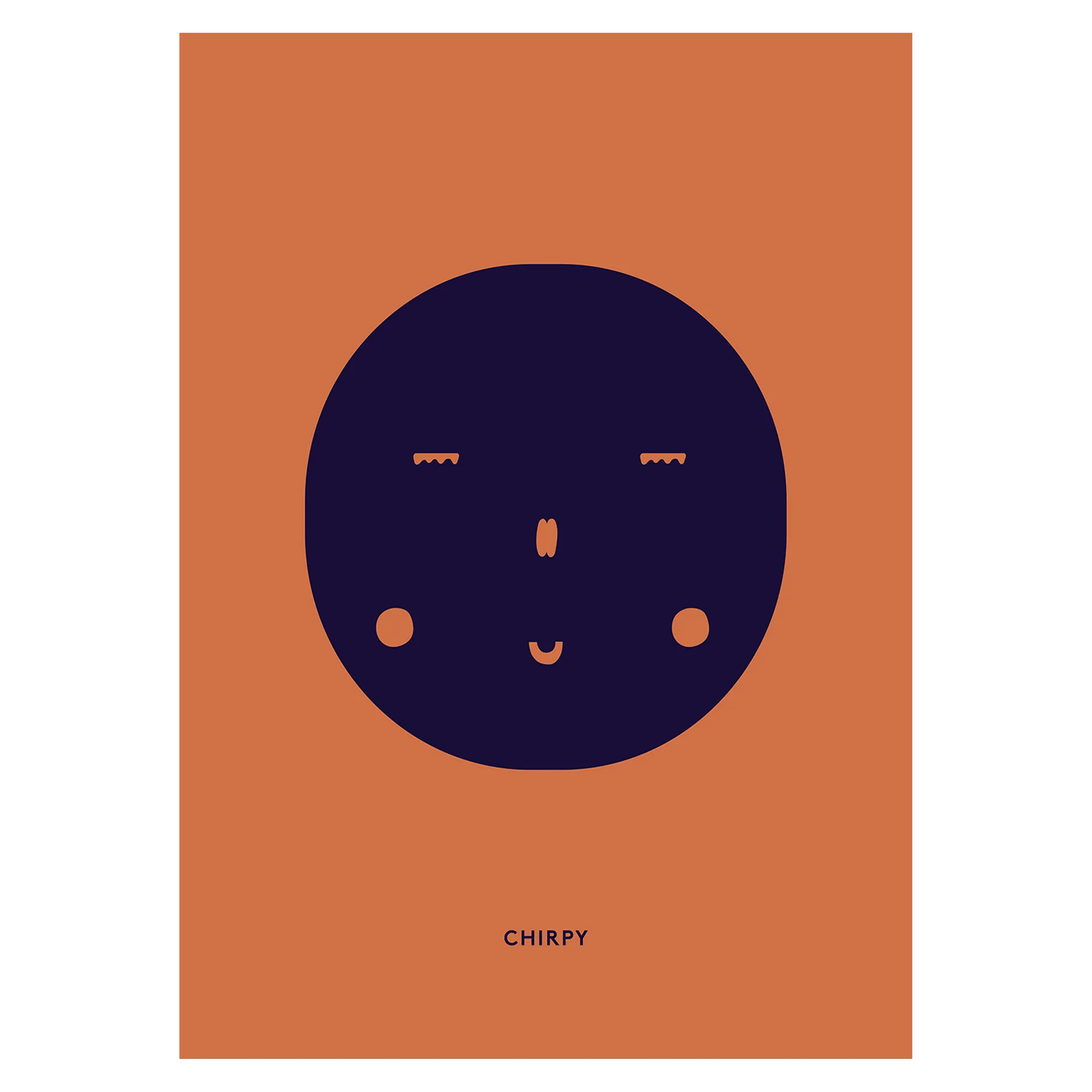 Chirpy Feeling plakat, 50 x 70 cm Paper Collective