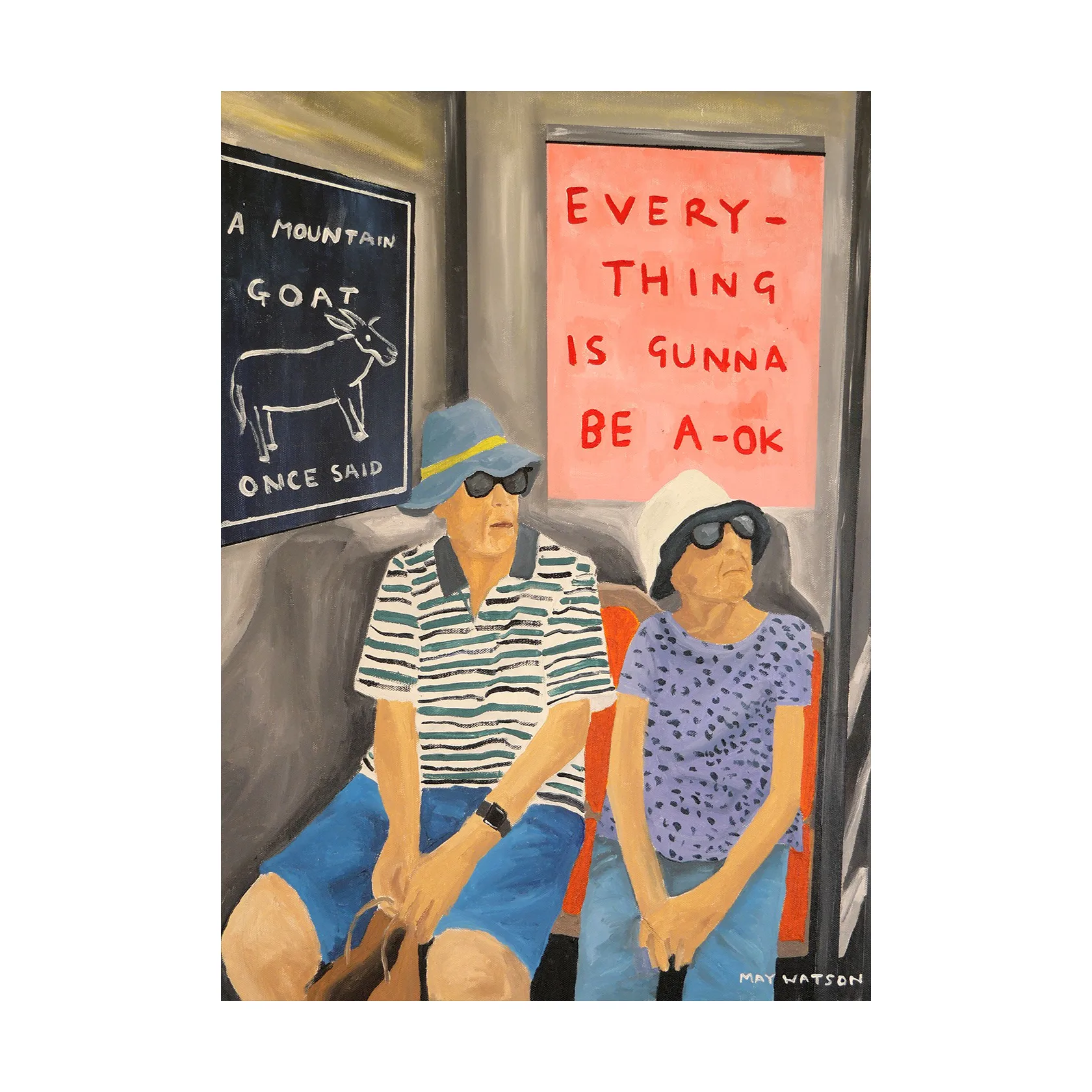 Everything Is Gunna Be OK poster, 50x70 cm Paper Collective